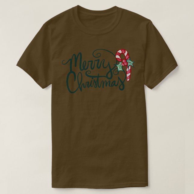 Camiseta Cañones de dulces navideños835 (Diseño del anverso)