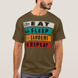 Camiseta Cañones para dormir repetidamente canoa divertida