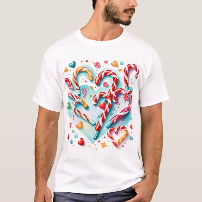 Camiseta Cañones y corazones de caramelo (Anverso)