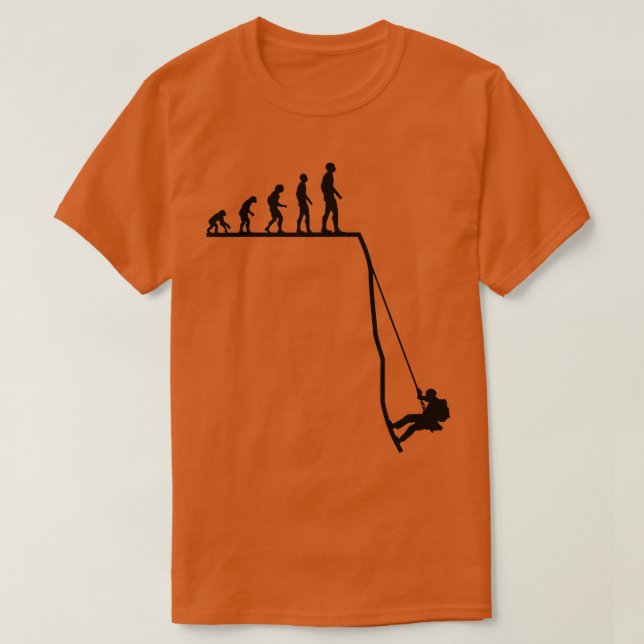 Camiseta Cañonismo Senderismo Canyoneering Abseiling Evolut (Diseño del anverso)