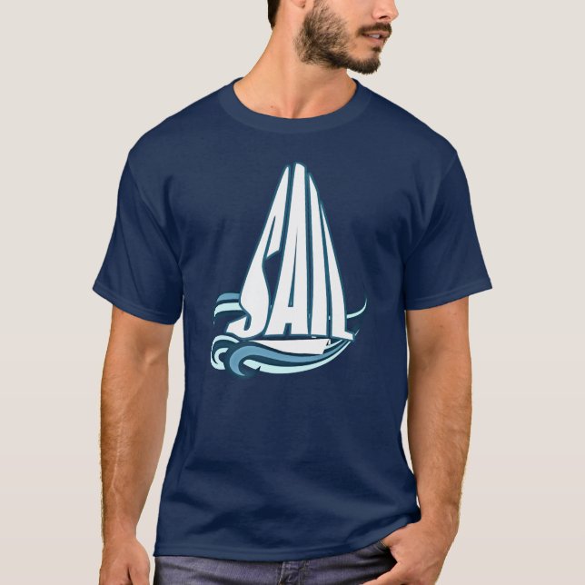 Camiseta Canotaje de la navegación de la VELA (Anverso)