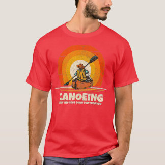 Camiseta Canotaje nacido para la canoa divertida del río 