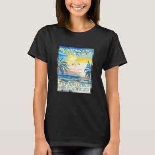 Camiseta Cansado De Despertar No En La Visita De Empleados