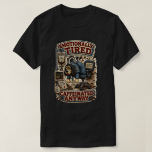 Camiseta Cansado Emocionalmente Catinado De Todos Modos Per
