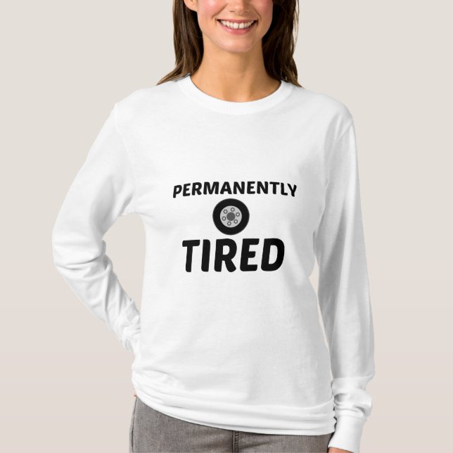 CAMISETA CANSADO PERMANENTEMENTE (Anverso)