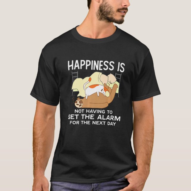 Camiseta Cansancio eslóganes Lazyness Sleepy Pajama Sloth (Anverso)