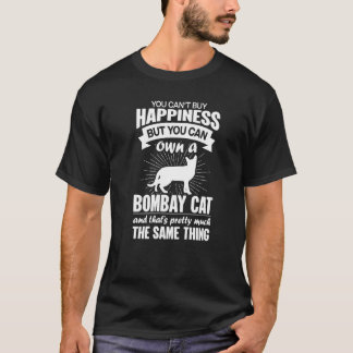 Camiseta Can't Buy Happiness But Can Buy A Bombay Cat  1