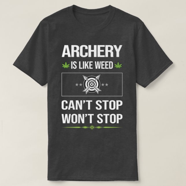 Camiseta Cant Funny Stop Archery Arrow Flechas Arrojadas Ab (Diseño del anverso)
