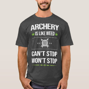 Camiseta Cant Funny Stop Archery Arrow Flechas Arrojadas Ab