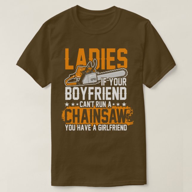 Camiseta Cant run chainsaw (Diseño del anverso)
