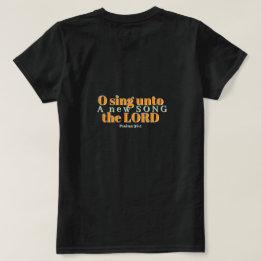Camiseta Canta al SEÑOR Cristiano