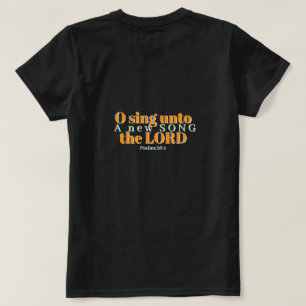 Camiseta Canta al SEÑOR Cristiano 