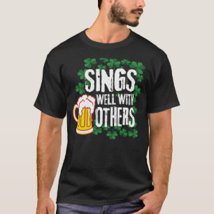 Camiseta Canta Bien Con Otros Barbershop Vocal Sin