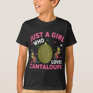 Camiseta Cantaloupe Fruit Lover Sólo Un Chica Que Ama Canta