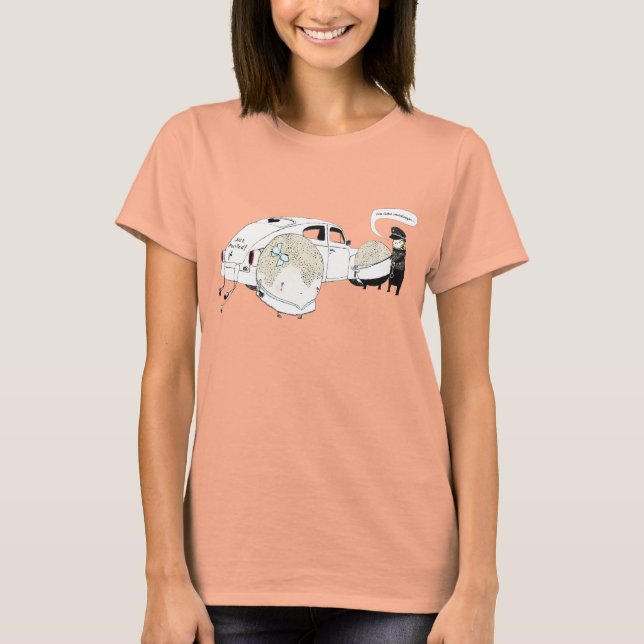 Camiseta Cantaloupe, no puedo salir. (Anverso)