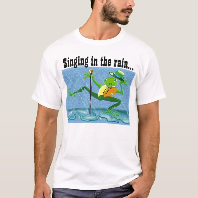 Camiseta Cantando bajo la lluvia... (Anverso)