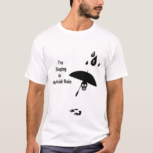 Camiseta Cantando En La Lluvia Ácida - Un Lado (Anverso)