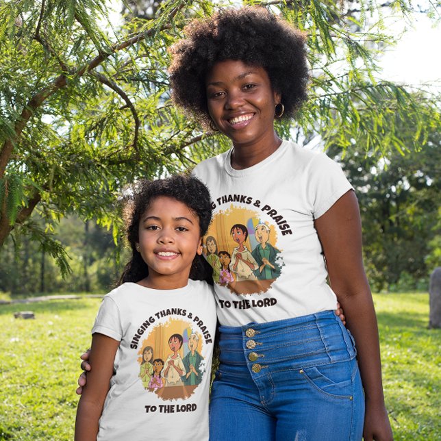 Camiseta CANTANDO GRACIAS Y ELOGIAR A LA Hija (Subido por el creador)
