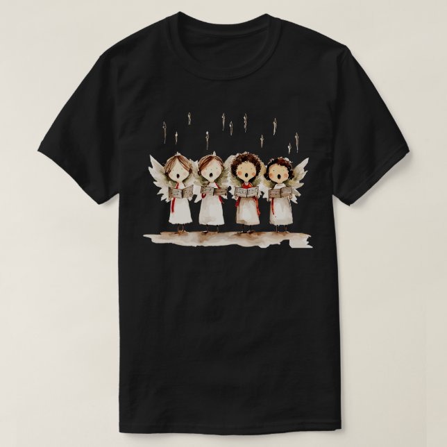 Camiseta Cantando los ángeles pequeños 3 (Diseño del anverso)