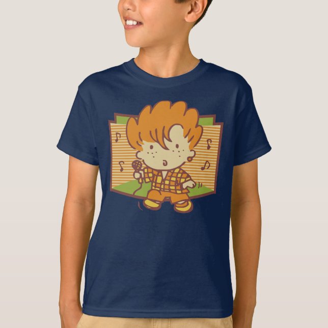 Camiseta Cantando niño (Anverso)