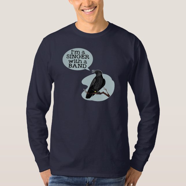 Camiseta Cantante Con Banda (Anverso)