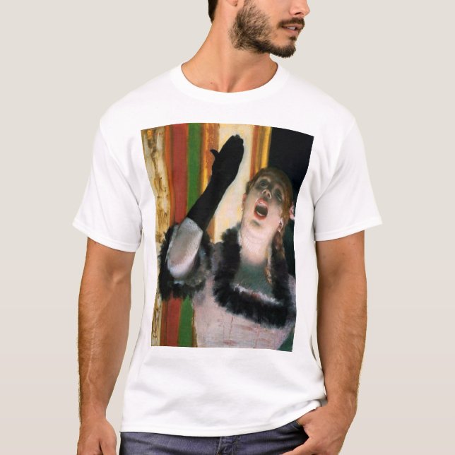 Camiseta Cantante con un guante, Edgar Degas (Anverso)
