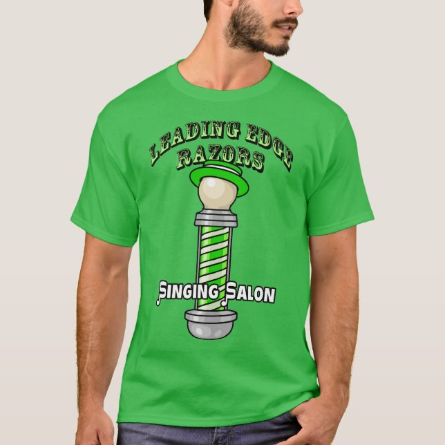 Camiseta Cantante de Barbershop "Salón de canto" (Anverso)