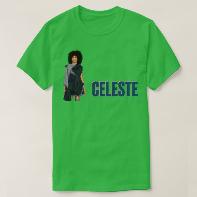 Camiseta Cantante de Celeste (Diseño del anverso)