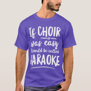 Camiseta Cantante de coro de espectáculo de teatro musical