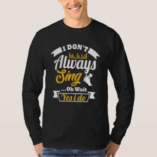 Camiseta Cantante De Jazz Para Cantantes