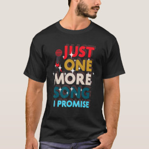 Camiseta Cantante de Jukebox Karaoke sólo una canción más q