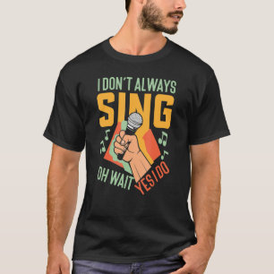 Camiseta Cantante de Karaoke