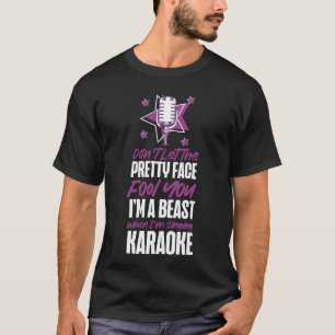 Camiseta Cantante de Karaoke 80s Retro No Dejes que el chic