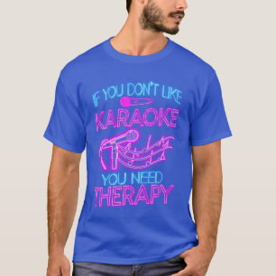 Camiseta Cantante de Karaoke 80s Retro Si Tú regalo