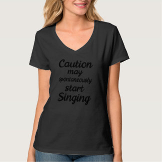 Camiseta Cantante de Karaoke Cantando Fiesta 3