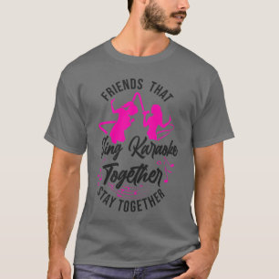 Camiseta Cantante de karaoke Friendshat Sing divertido