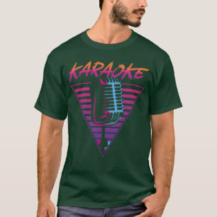 Camiseta Cantante de Karaoke Retro 80s 90s amigo