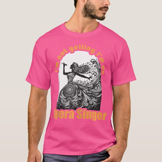 Camiseta Cantante de ópera (Anverso)
