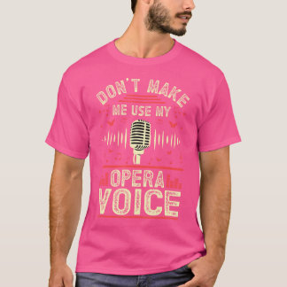 Camiseta Cantante de ópera