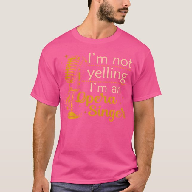 Camiseta Cantante de ópera (Anverso)