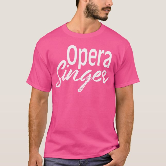 Camiseta Cantante de ópera (Anverso)