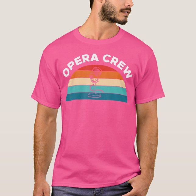 Camiseta Cantante de ópera de equipo de ópera (Anverso)