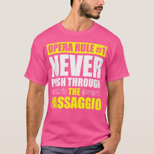 Camiseta Cantante De Ópera De Música De Cantante Tenor Voca