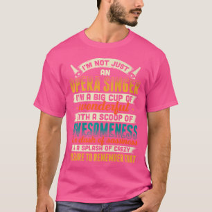 Camiseta Cantante De Ópera De Música De Cantante Tenor Voca