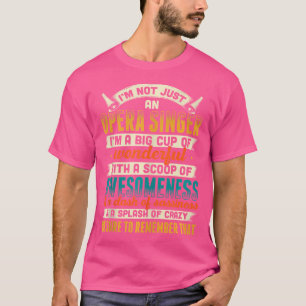 Camiseta Cantante De Ópera De Música De Cantante Tenor Voca