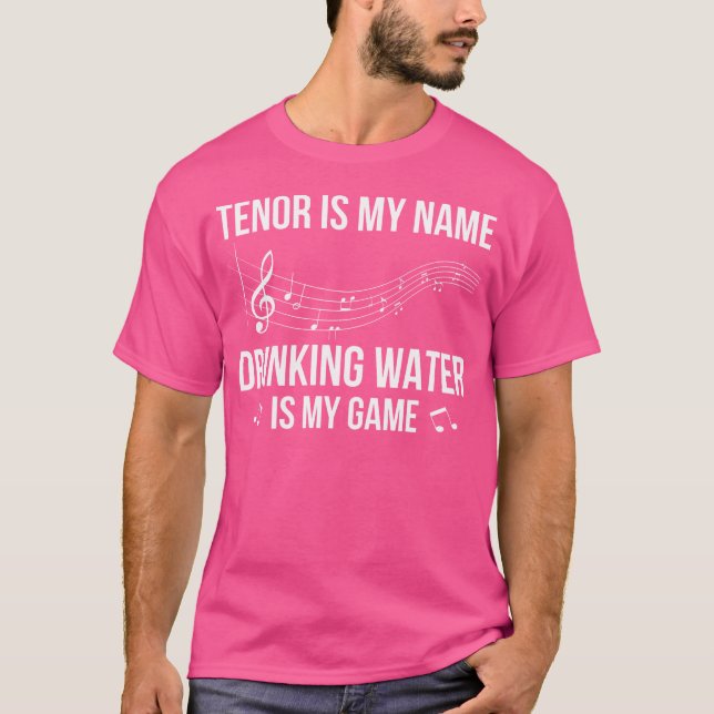 Camiseta Cantante De Ópera De Música De Cantante Tenor Voca (Anverso)