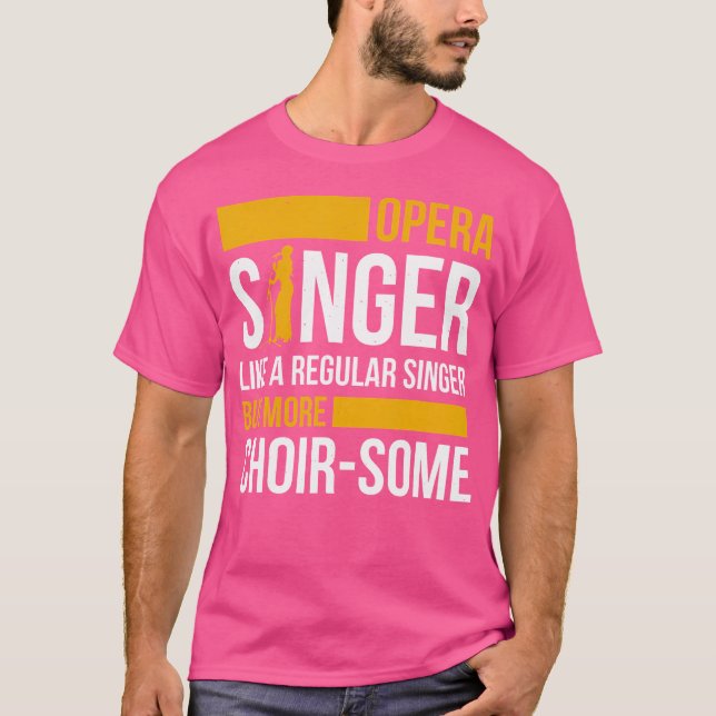 Camiseta Cantante De Ópera De Música De Cantante Tenor Voca (Anverso)