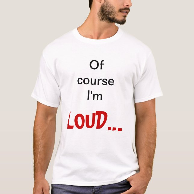 Camiseta Cantante de Ópera LOUD (Anverso)