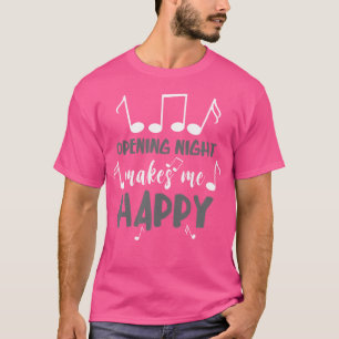Camiseta Cantante de Ópera Me Hace Feliz Voz de Ópera Teatr