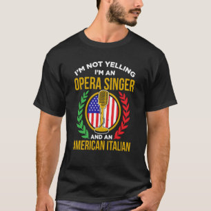 Camiseta Cantante de ópera para tenor cantante vocal de ópe